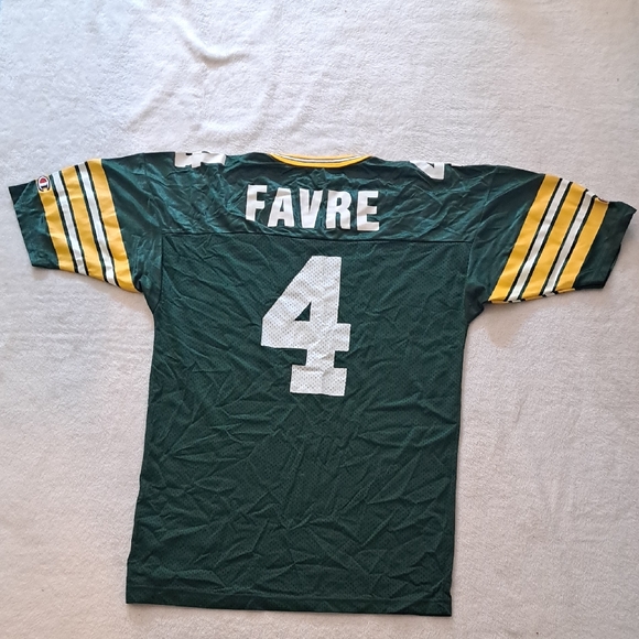 Vintage Champion Bret Favre Green Bay Packers Football Jersey Size 44 - Picture 1 of 10